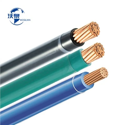 Single Core Multi Stranded PVC geïsoleerde nylon mantel THHN-kabel voor de bouw
